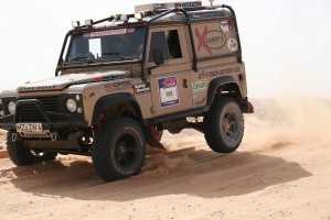 Defender Rally with ENGAGE4X4 suspension