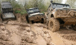 Offroad tour with Defender 90