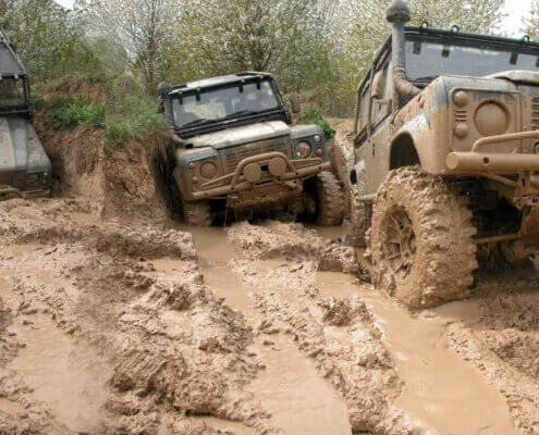 Offroad tour with Defender 90