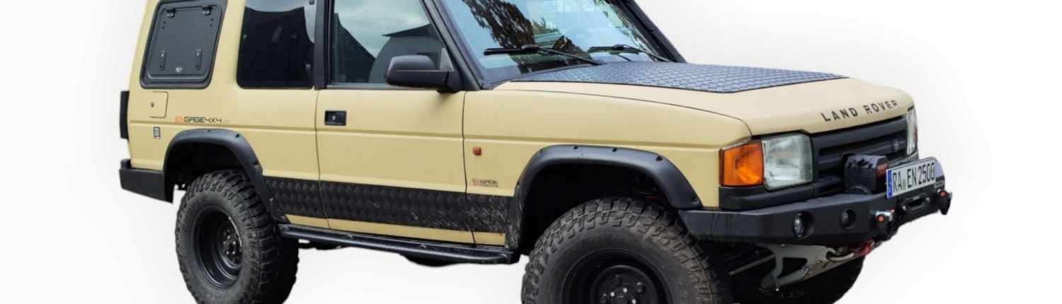 Land Rover Discovery Umbau bei 4WARD4X4 Equipment mit ENGAGE Teilen